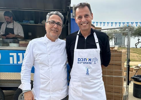 רונן אגסי וחיים כהן, צילוםן: יח״צ מגדל